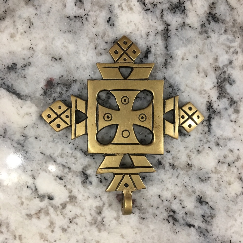 Metal Cross Charm